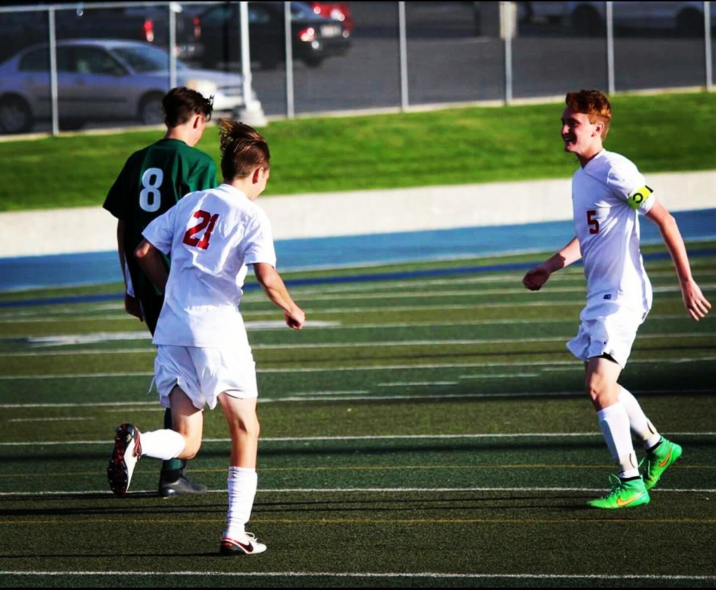 Hunter Clay participates in a soccer game Courtesy Photo by Hunter Clay